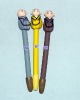 Wholesale Promotional soft ceramic ball pen with buddhist shape(BW-SKP063)