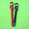 Wholesale soft ceramic palace bureaucrat shape ball pen,toy ball pen