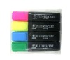 Wholesale Highlighter Markers Fluorescent Pen 4 Colors in Package