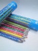 7'' recycled newspaper colored pencil set