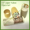 Wholesale 3.5'' mini recycled newspaper colored pencil set