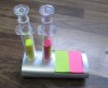 syringe highlighter set with memo