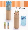 Wholesale natural wood color pencil with tube