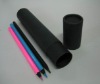 Wholesale Black wood color pencils; Color pencils made of solid black wood