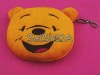 Wholesale plush zipper cartoon student office pen bag