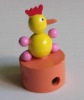 Wholesale Wooden children craft pencil sharpener