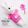 Wholesale Pink metoo plush pen bag