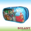 Wholesale Cute printing School Pencil Case with piping BO-PLC310