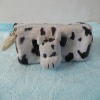 Wholesale with a animal head plush pencil bag or fabric pencil case or pencil case