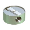 Wholesale silver plastic pencil sharpener