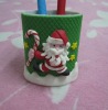 Wholesale Polymer clay plastic cute Christmas pen holder