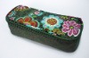 Wholesale LUYADA dark blue printed pencil bag