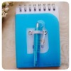 Wholesale PP Spiral Notebook with Pen (WF-9022)