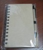Wholesale personalized double spiral diary with pen