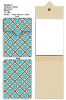 Wholesale fashion flip memo pads with magnetic snap