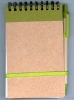Wholesale Recycled ECO Notepad with Matching Color Pen Great For Promotional Gift
