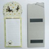 Wholesale customize magnetic memo pad with pen