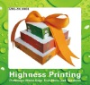 Wholesale Tower shaped with ribbon silk memo block