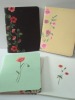 Wholesale Flower cute notebooks (the sets=4 pcs)