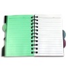 Wholesale spiral notepad(double spiral notepad,pp spiral notebook)