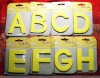 letter shape memo pad