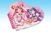 Heart shape note book