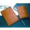 Wholesale hard cover leather notebook