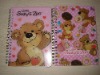 Wholesale spiral PP cover notebook,notebook,notepad