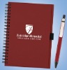Wholesale recycled notebook with pen