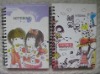Wholesale cute lover spiral memo pad