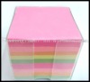 sticky paper cube