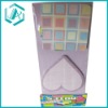 Self-adhesive fashional square and heart shape memo pad