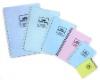 Wholesale 2011 high-quality PP spiral notebooks