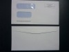 100g ordinary paper two window envelope size 230x115MM