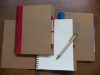 Wholesale ST161 recycled note book with pen