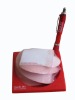 Wholesale swirling notepad with pen