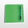 Wholesale PP cover spiral notebook with pen