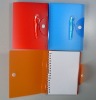 Wholesale pp cover spiral notebook