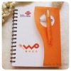 Wholesale PP Cover Spiral Notebook with Pen (WF-9020)