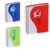 Wholesale The latest design fantastic personalized spiral binding PP cover notebook with ball pen