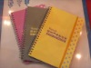 Wholesale PP spiral notebook(pp cover,white board cover),school notebook