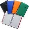 Wholesale PP spiral notebook with pen
