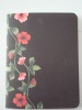 Wholesale Printing Flower notebook (balck cover)