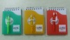 Wholesale PVC spiral notepad with pen