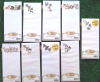 promotional dog breed magnetic notepad