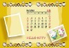 Cute Cartoon Calendar