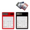 Wholesale Transparent Solar Power Touch Screen Keypad Calculator