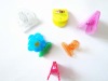 Wholesale colorful lovely plastic clips