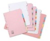 Wholesale Index Card with Coloured Mylar Tabs
