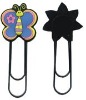 Wholesale batterfly soft pvc book clip